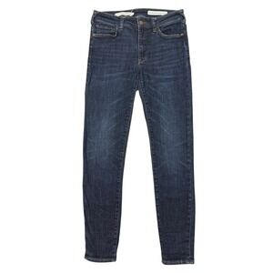 Pilcro by Anthropologie‎ High Rise Denim Legging Jeans Dark Wash Women's Size 27